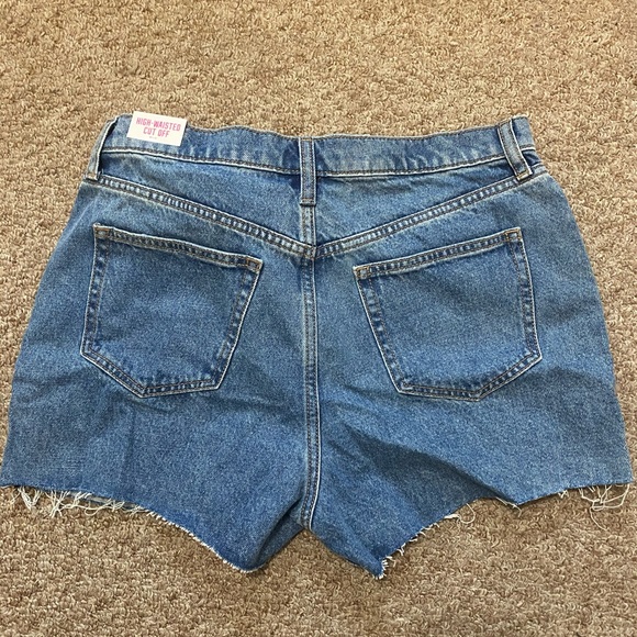 VS PINK! High Waist Jean Shorts NWT - Picture 4 of 5
